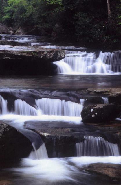 Bark Camp creek falls ZOOM