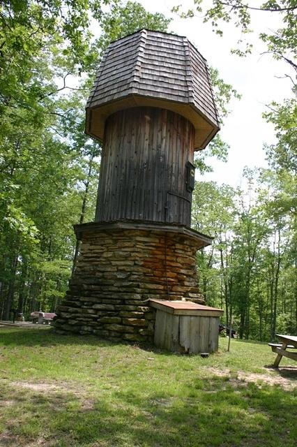 Water tower at Pickett State Park