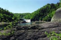 Cumberland Falls from Eagle Creek Falls Base