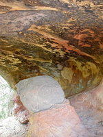 Adena Arch Trail RRG  Rock & Walls inside Adena Arch