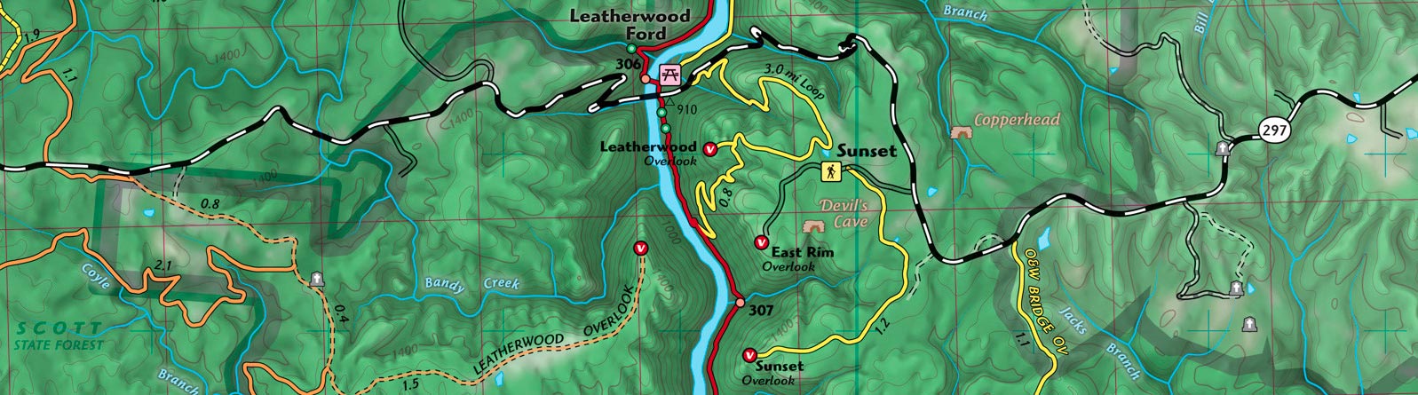 Sheltowee Trace is Kentucky's longest trail.
